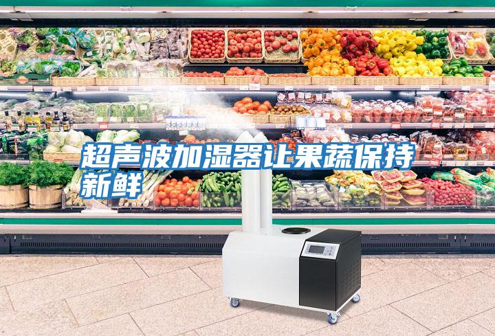 超聲波加濕器讓果蔬保持新鮮