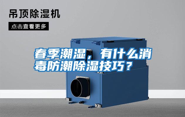 春季潮濕，有什么消毒防潮除濕技巧？