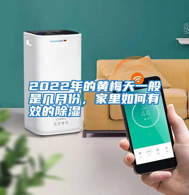 2022年的黃梅天一般是幾月份，家里如何有效的除濕