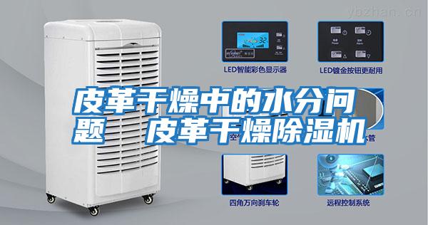 皮革干燥中的水分問題 皮革干燥除濕機