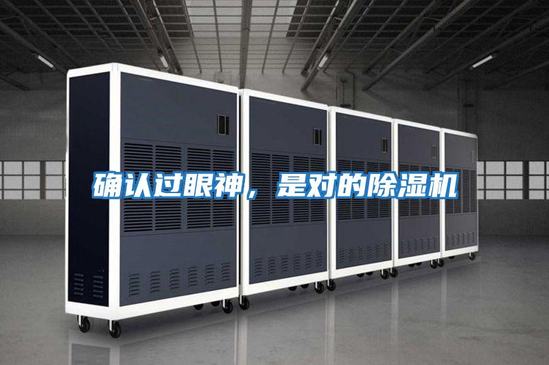 確認(rèn)過眼神，是對的除濕機