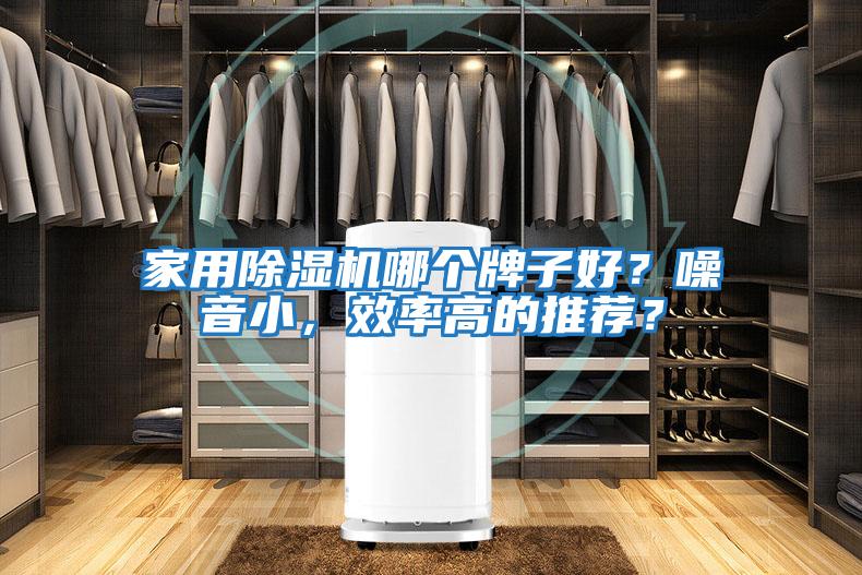 家用除濕機哪個牌子好？噪音小，效率高的推薦？