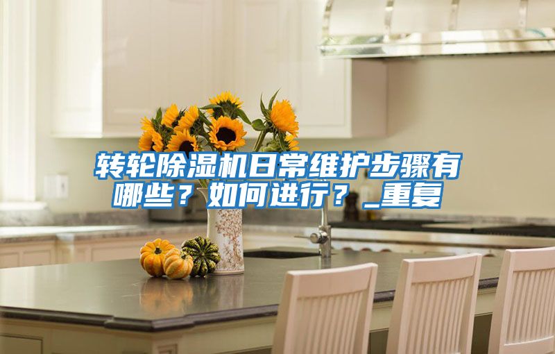 轉輪除濕機日常維護步驟有哪些？如何進行？_重復