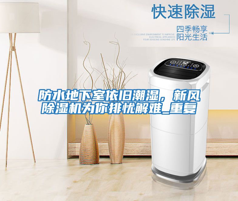 防水地下室依舊潮濕，新風除濕機為你排憂解難_重復