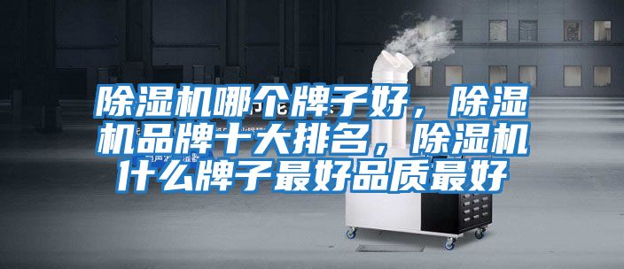 除濕機哪個牌子好，除濕機品牌十大排名，除濕機什么牌子最好品質最好