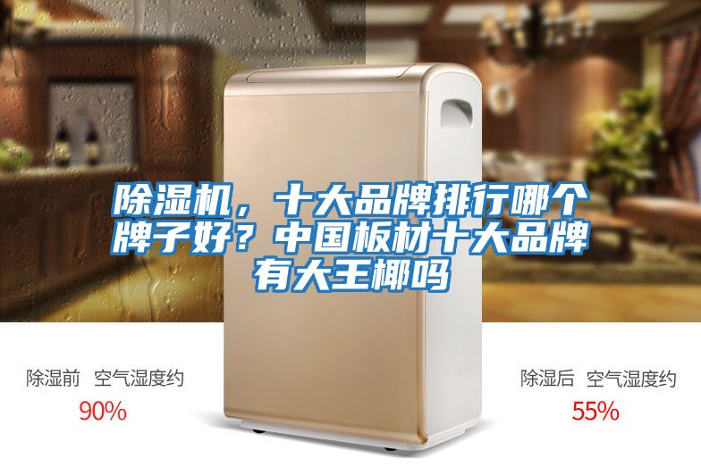 除濕機，十大品牌排行哪個牌子好？中國板材十大品牌有大王椰嗎