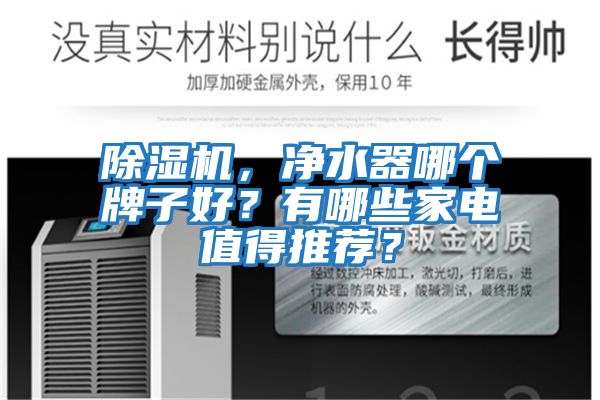 除濕機(jī)，凈水器哪個(gè)牌子好？有哪些家電值得推薦？